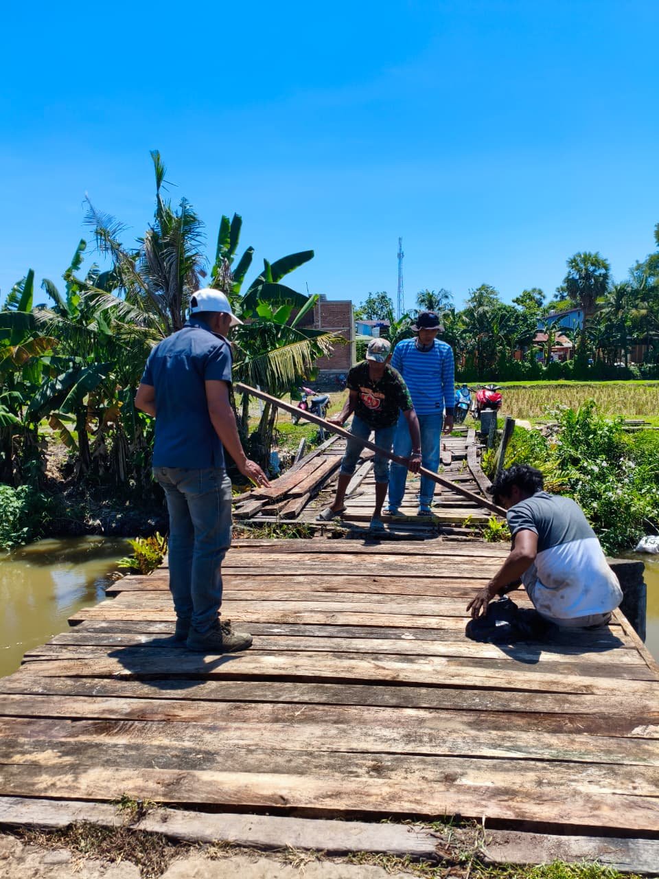 Renovasi Jembatan Dusun Minasa Baji Tahun Anggaran 2025